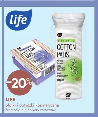 Patyczki kosmetyczne Cotton Buds Life promocja w Super-Pharm