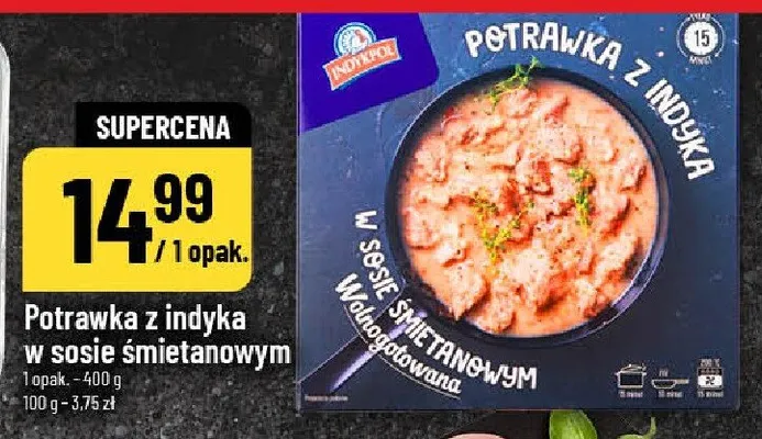 Potrawka z indyka w sosie śmietanowym promocja w POLOmarket
