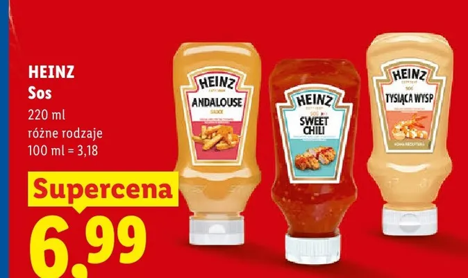 Sos Heinz Sweet Chili promocja w Lidl
