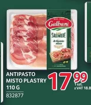 Antipasto misto plastry Galbani promocja w Selgros