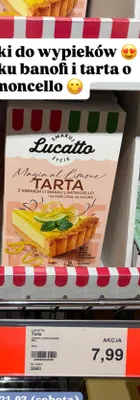 Tarta z kremem o smaku limoncello i słoneczną glazurą promocja w Aldi