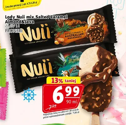 Lody Nuii Almond & Java promocja w Prim Market