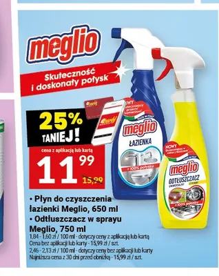 Odtłuszczacz w sprayu Meglio promocja w Twój Market