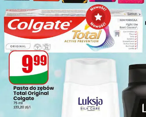 Pasta do zębów Total Original Colgate promocja w Dino