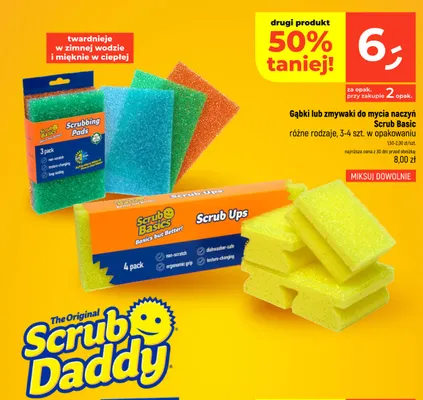 Zmywaki do mycia naczyń Scrub Basic promocja w Dealz