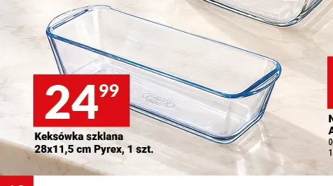 Keksówka szklana 28x11,5 cm Pyrex promocja w Twój Market
