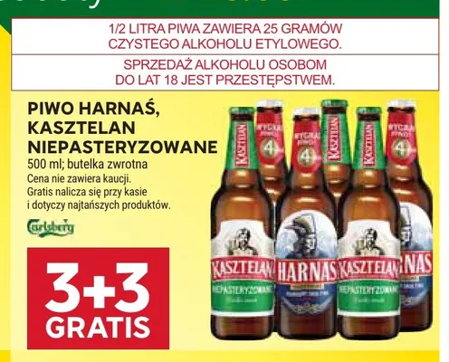 Piwo Harnaś promocja w Stokrotka