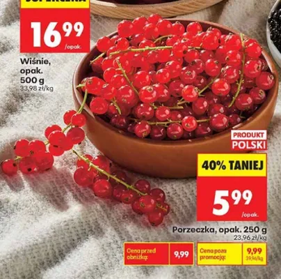 Porzeczka promocja w Biedronka