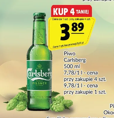 Piwo Carlsberg Pilsner promocja w Prim Market