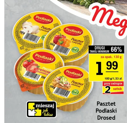Pasztet z pieczarkami Podlaski promocja w Gram Market
