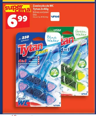 Zawieszka do WC Tytan Green Water 2-pak promocja w TOPAZ