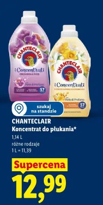 Koncentrat do płukania Chanteclair i Concentrati promocja w Lidl