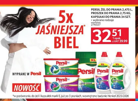 Kapsułki do prania Persil promocja w Selgros