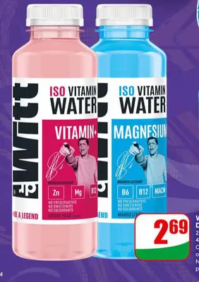 Woda witaminowa Vitamin+ promocja w Dino