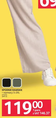 Spodnie damskie promocja w Selgros