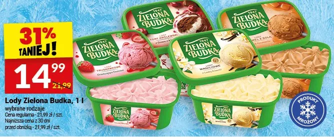 Lody różne rodzaje promocja w Twój Market