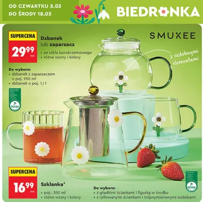 Dzbanek lub zaparzacz promocja w Biedronka