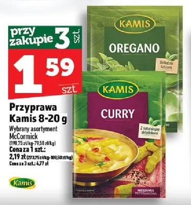 Przyprawa Oregano Kamis promocja w TOPAZ