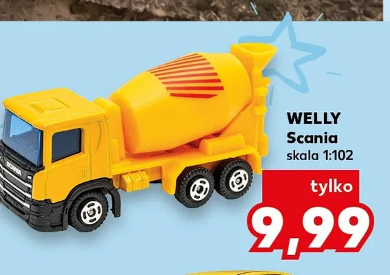 Model ciężarówki Welly Scania skala 1:102 promocja w BACK TO SCHOOL