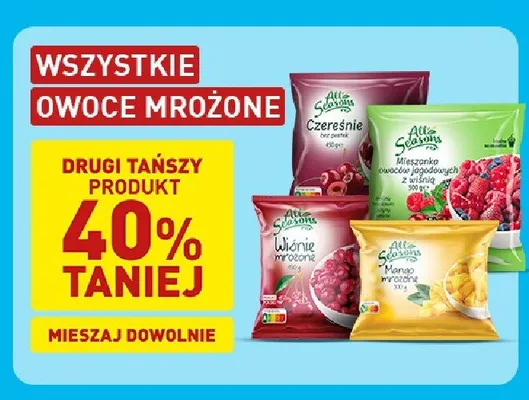 Wiśnie mrożone All Seasons promocja w Aldi