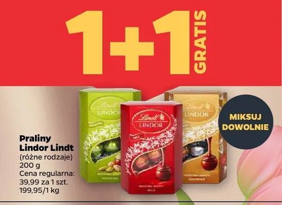 Praliny (różne rodzaje) promocja w Netto