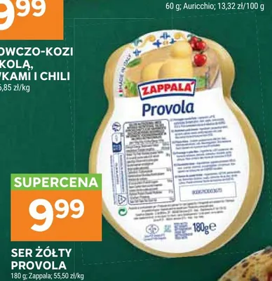 Ser żółty Provola Zappala promocja w Stokrotka