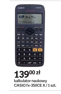 Kalkulator naukowy CASIO fx-350CEX promocja w Empik