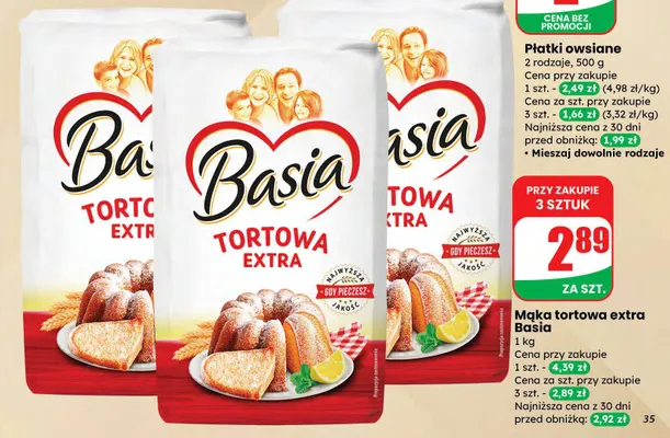 Mąka tortowa extra promocja w Dino