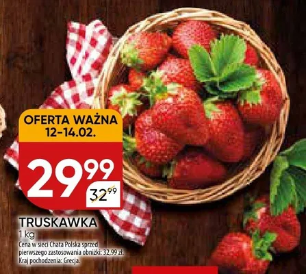 Truskawka promocja w Chata Polska