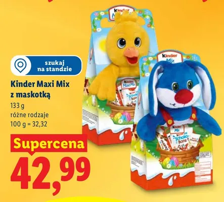 Maxi Mix z maskotką promocja w Lidl