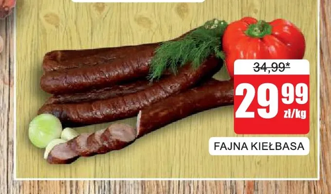 Fajna kiełbasa Chrombór promocja w Bingo