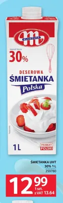 Śmietanka UHT 30% Mlekovita Deserowa promocja w Selgros