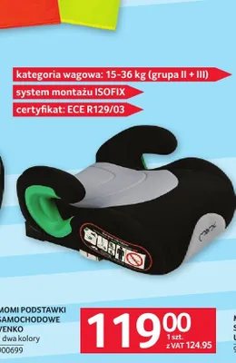 Podstawka samochodowa Venko Momi promocja w Selgros