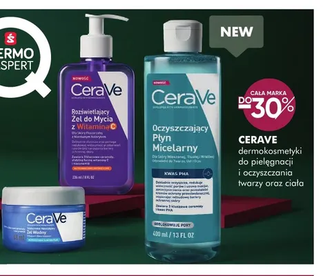 Dermokosmetyki do pielęgnacji i oczyszczania twarzy oraz ciała CeraVe promocja w Super-Pharm
