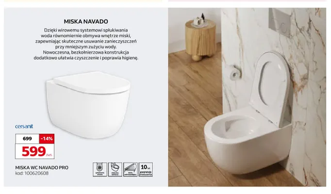 Miska Wc Navado Pro Cersanit promocja w Komfort