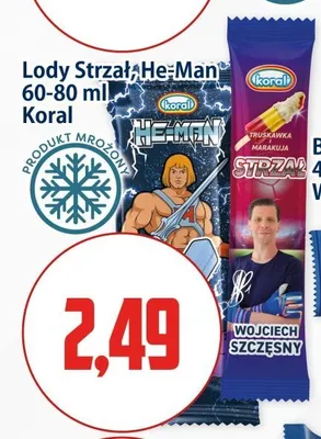 Lody Koral Strzał promocja w Kupiec