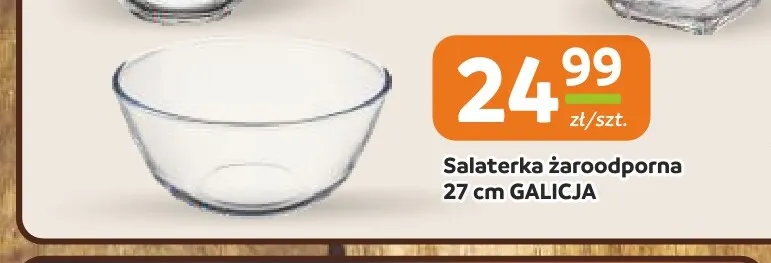 Salaterka żaroodporna 27 cm Galicja promocja w Społem Częstochowa