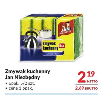 Zmywak kuchenny Jan Niezbędny promocja w Makro