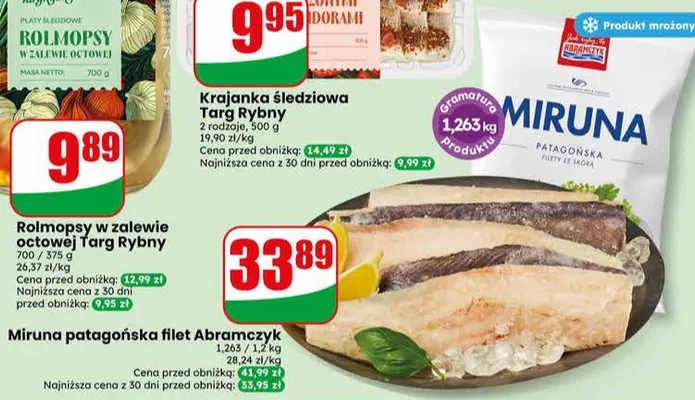 Rolmopsy w zalewie octowej Targ Rybny promocja w Dino