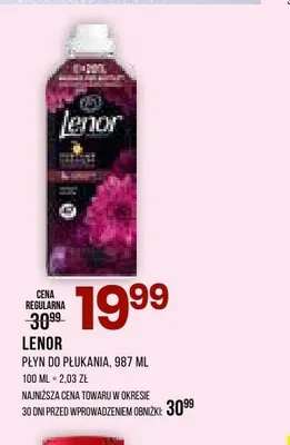 Płyn do płukania Lenor promocja w Drogerie Natura