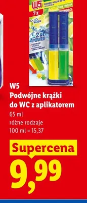 Podwójne krążki do WC z aplikatorem W5 promocja w Lidl