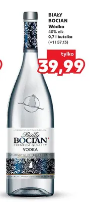 Wódka Biały Bocian 40% alk. promocja w Kaufland