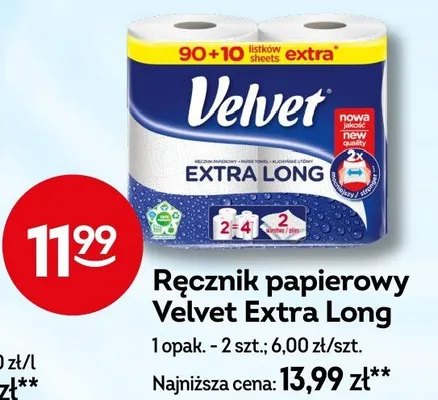 Ręcznik papierowy Extra Long promocja w Żabka