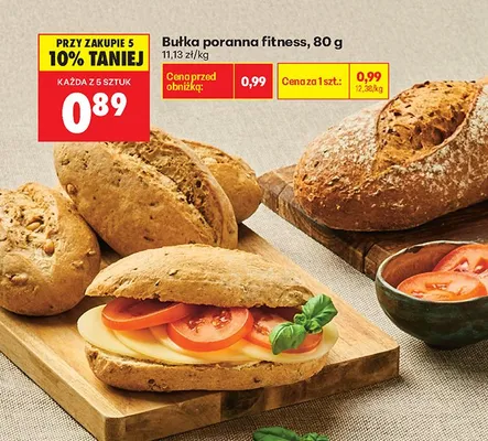 Bułka poranna fitness promocja w Biedronka
