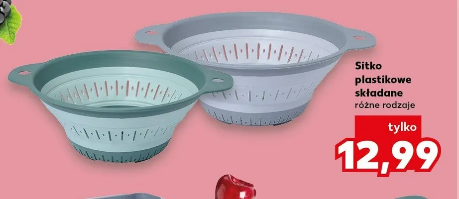 Sitko plastikowe składane Florina promocja w Kaufland