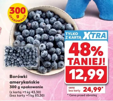 Borówki amerykańskie promocja w Kaufland