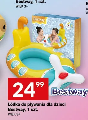 Łódka do pływania dla dzieci Bestway promocja w Twój Market