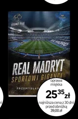 Książka Real Madryt Sportowi Giganci oprawa miękka promocja w Empik
