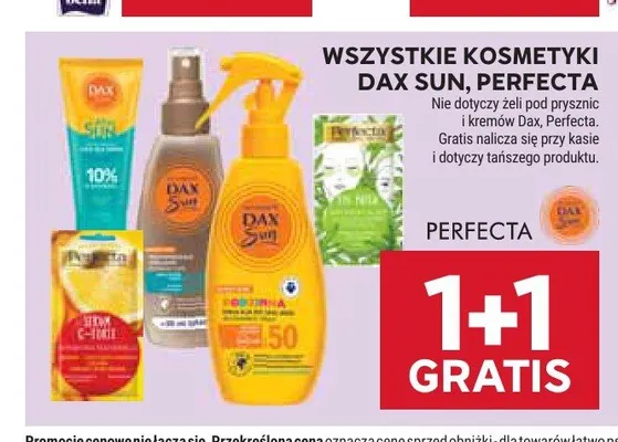 Kosmetyki Dax Sun Perfecta promocja w Stokrotka