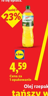 Olej rzepakowy Vita D'or promocja w Lidl